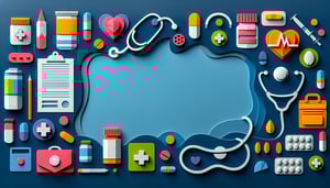 Paper art illustration depicting a medical withdrawal form for the FormCreatorAI article