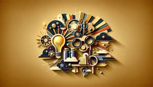 Paper art illustration featuring a creative inquiry form design for article about Inquiry Form Template FormCreatorAI