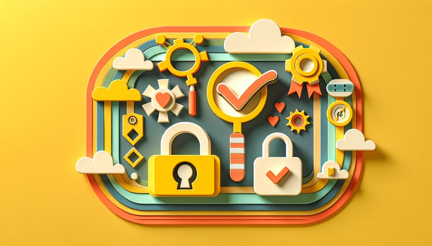 Paper art illustration related to Vetting Form Template and FormCreatorAI content