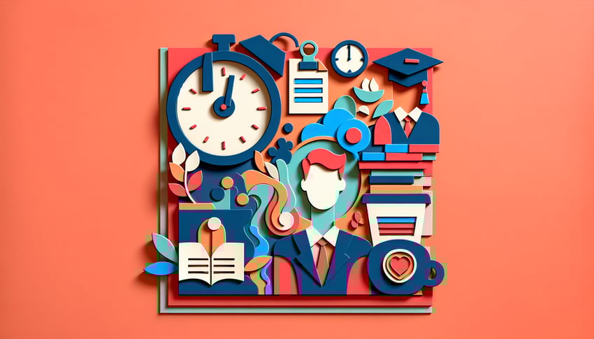 Paper art illustration depicting an unpaid internship agreement form with design elements relevant to the article topic.