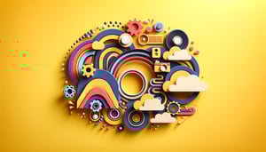 Paper art illustration showcasing an Expression of Interest Form Template for FormCreatorAI article.