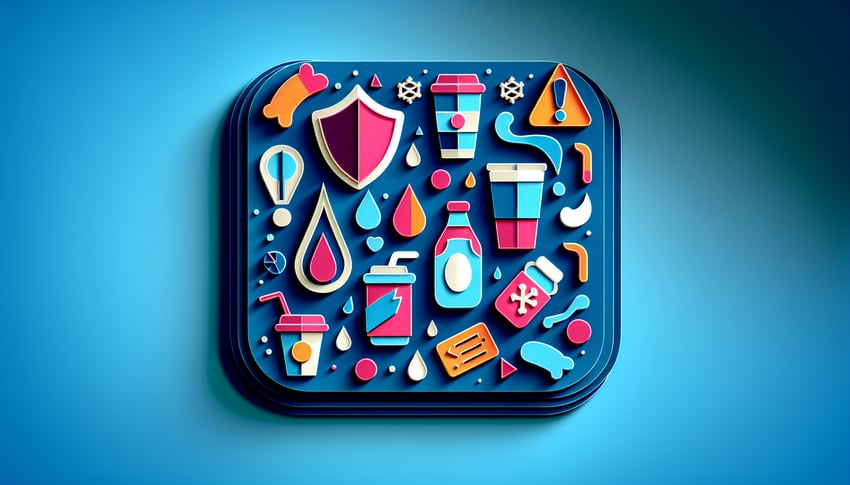 Paper art illustration representing a product liability waiver form for an article on FormCreatorAI