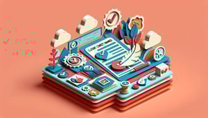 Paper art illustration depicting a client consent waiver form for FormCreatorAI article.