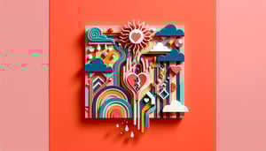 Paper art illustration featuring a complaint form with hurt feelings heading for an article on FormCreatorAI