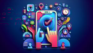 Paper art illustration highlighting a phone screening form template for FormCreatorAI article