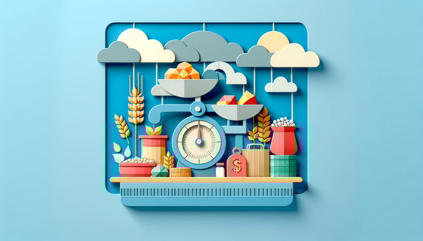 Paper art illustration related to scale ticket form template and FormCreatorAI for article purposes