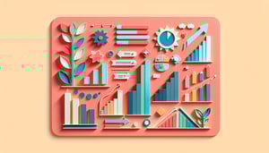 Paper art illustration depicting a progress note form template for a digital tool on note-taking and form creation.