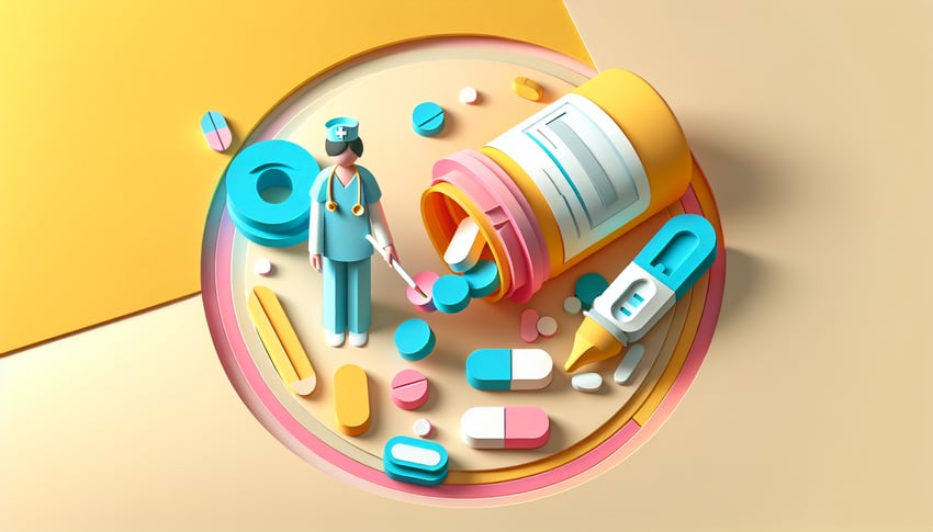 paper art illustration related to medication error report form template for FormCreatorAI article