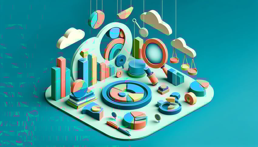 Paper art illustration depicting a business valuation form for FormCreatorAI article