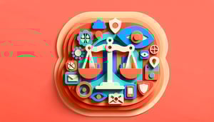 paper art illustration depicting online police clearance form template design for FormCreatorAI article