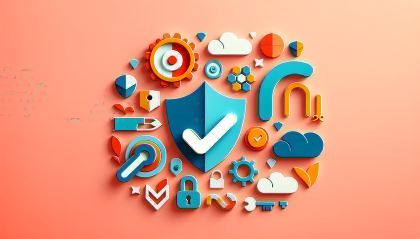 Paper art illustration depicting a release of liability template for FormCreatorAI article.