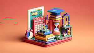 paper art illustration depicting a class registration form template design for FormCreatorAI article