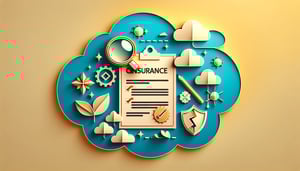 Paper art illustration depicting an insurance complaint form for FormCreatorAI article.