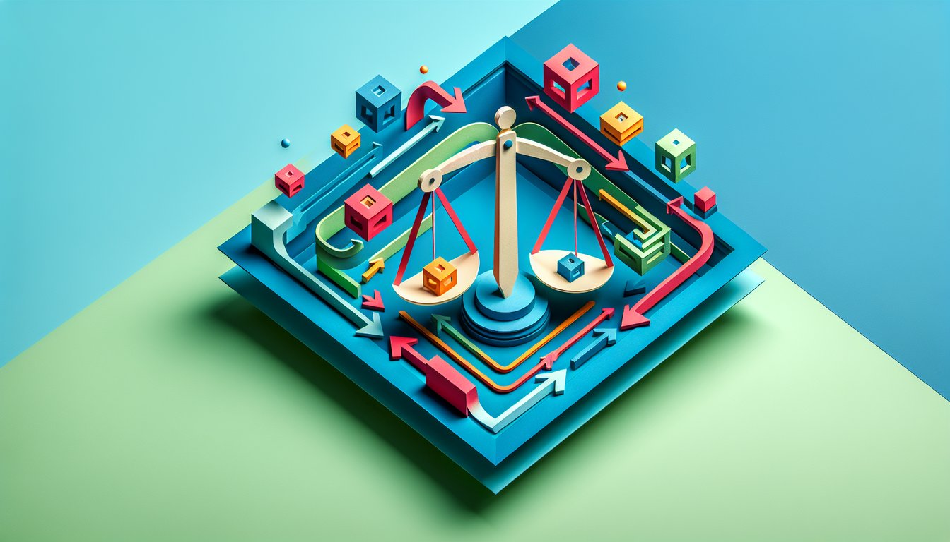 Paper art illustration featuring a square product order form template for FormCreatorAI article