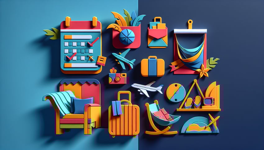 Paper art illustration related to Request for Leave of Absence Form Template and FormCreatorAI