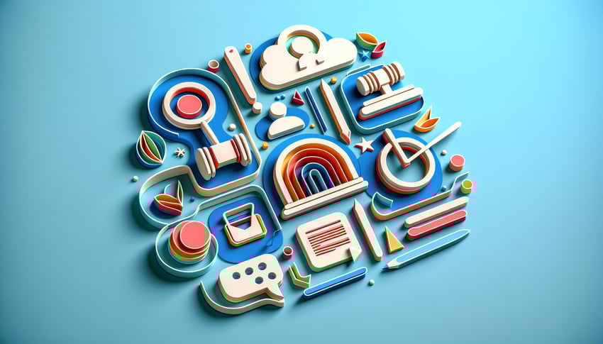 Paper art illustration representing a discipline referral form template for FormCreatorAI article