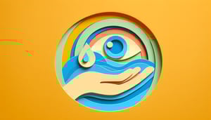 paper art illustration representing a grief assessment form for FormCreatorAI article