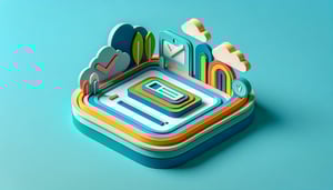 Paper art illustration related to background verification declaration form template and FormCreatorAI concept