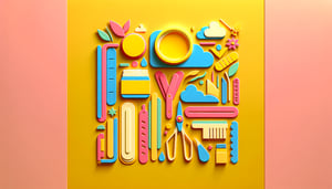 Paper art illustration of a waxing consent form template for FormCreatorAI article