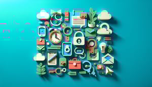 Paper art illustration showcasing a disciplinary action form template for FormCreatorAI article.