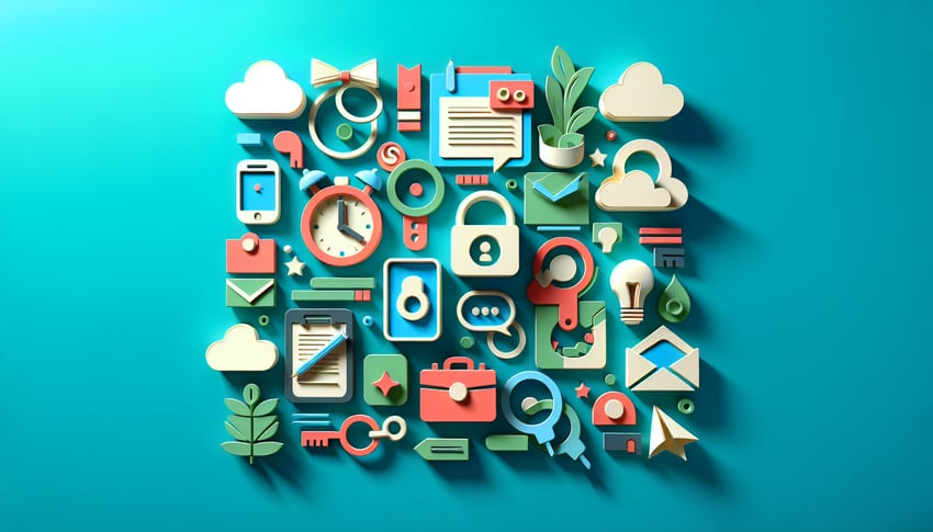 Paper art illustration showcasing a disciplinary action form template for FormCreatorAI article.