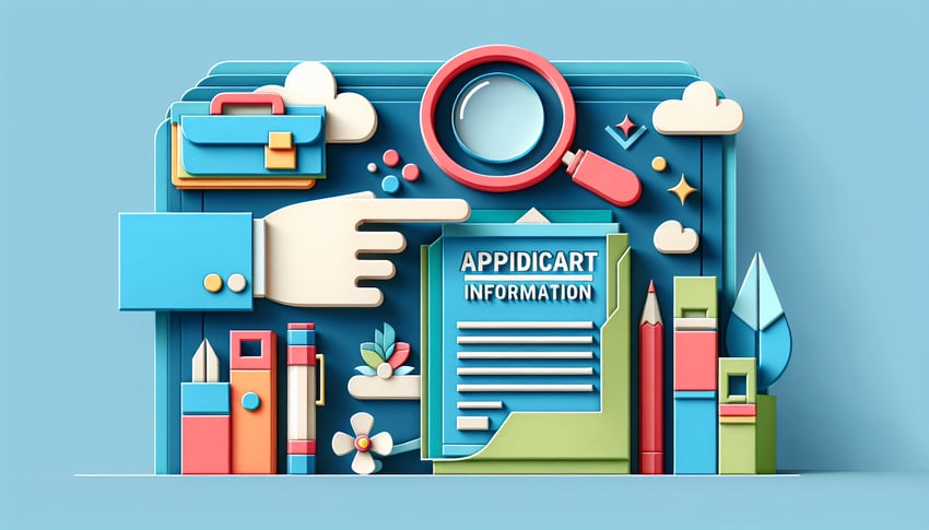 Paper art illustration depicting an applicant information form for FormCreatorAI article