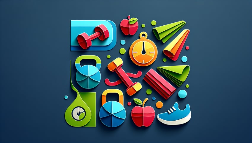 Paper art illustration depicting a fitness liability waiver form with a creative design for FormCreatorAI article.