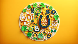 Paper art illustration depicting a sweepstakes entry form and creative design elements for FormCreatorAI.article