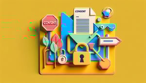 paper art illustration related to GCIC consent form template and FormCreatorAI