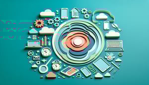 Paper art illustration related to task log form template and FormCreatorAI for organizational tools