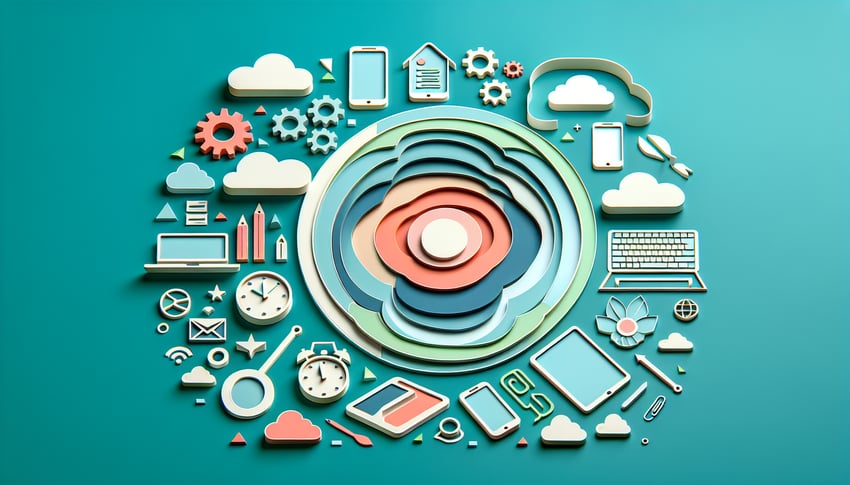 Paper art illustration related to task log form template and FormCreatorAI for organizational tools