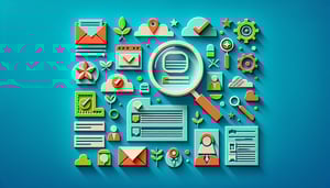 Paper art illustration depicting an employment verification release form template for FormCreatorAI article.