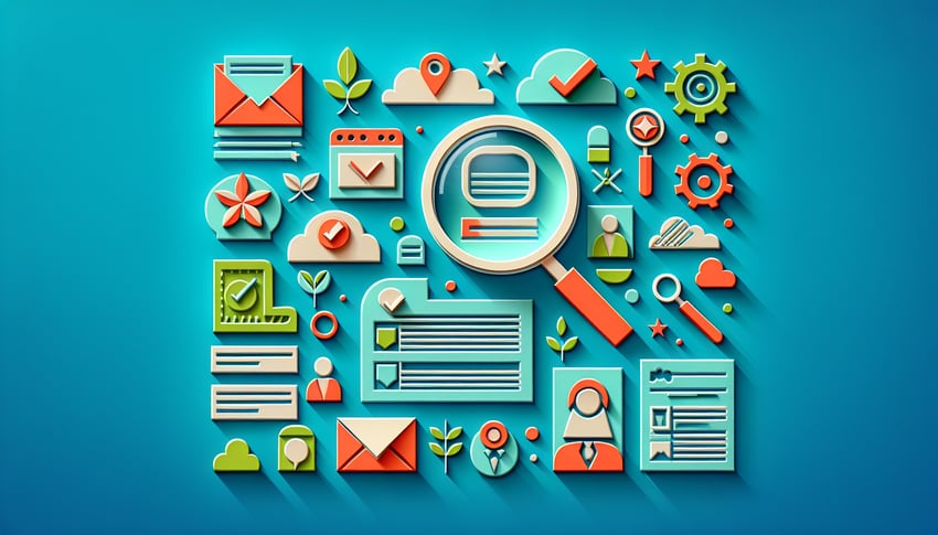 Paper art illustration depicting an employment verification release form template for FormCreatorAI article.