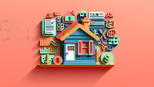 Paper art illustration depicting a tax credits due diligence questionnaire form template for FormCreatorAI article
