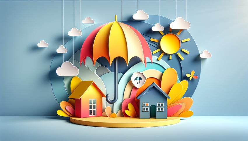 Paper art illustration related to insurance opt out form template and FormCreatorAI