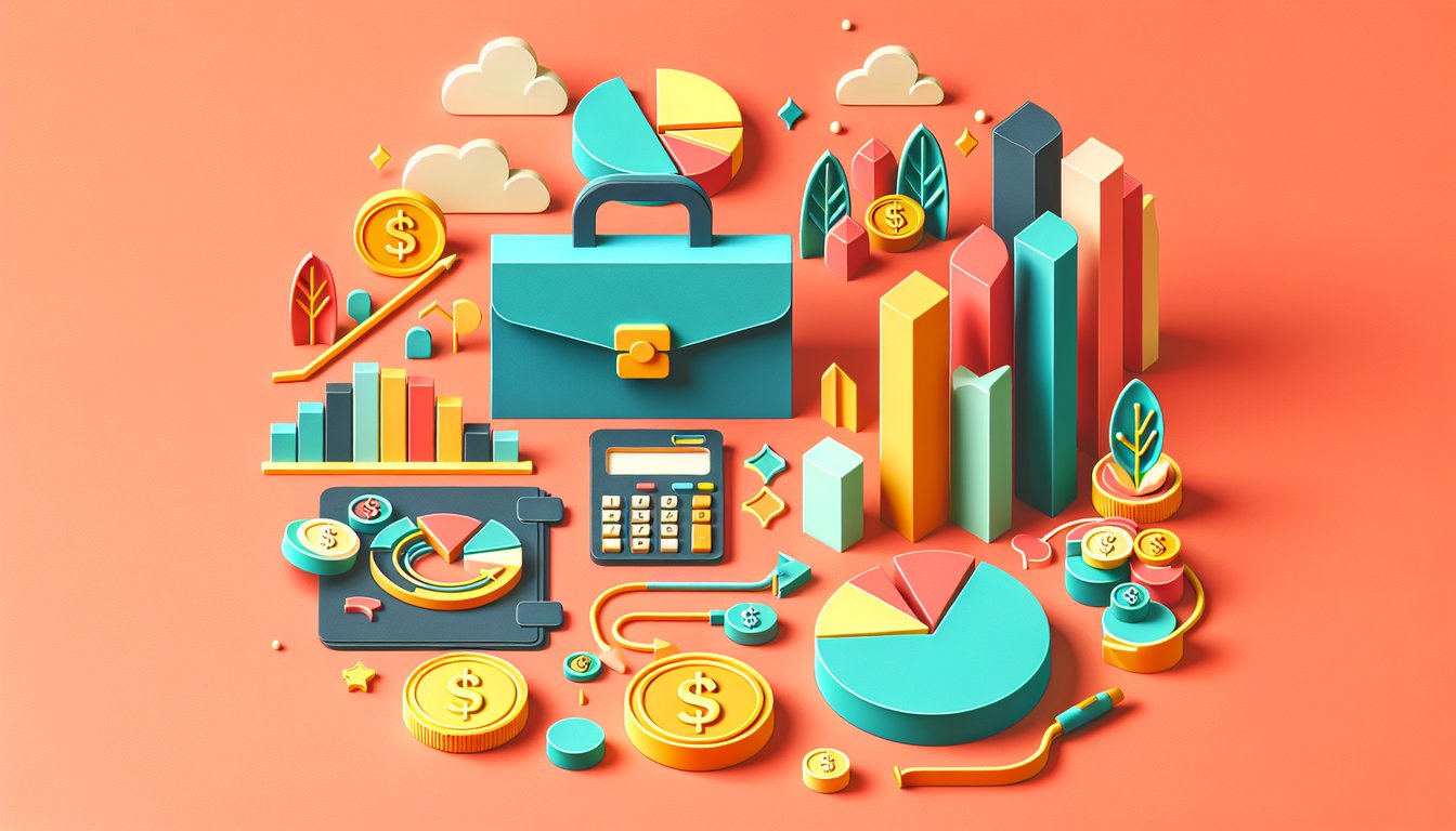 Paper art illustration depicting a business financing request form template for FormCreatorAI article