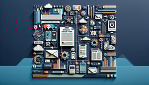 Paper art illustration showcasing an Insertion Order Form template for FormCreatorAI article