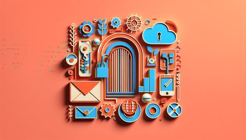 Paper art illustration related to Twitch channel ban appeal form template with creative design elements