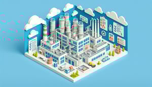 Paper art illustration featuring a checklist and facility items for a walkthrough checklist article.