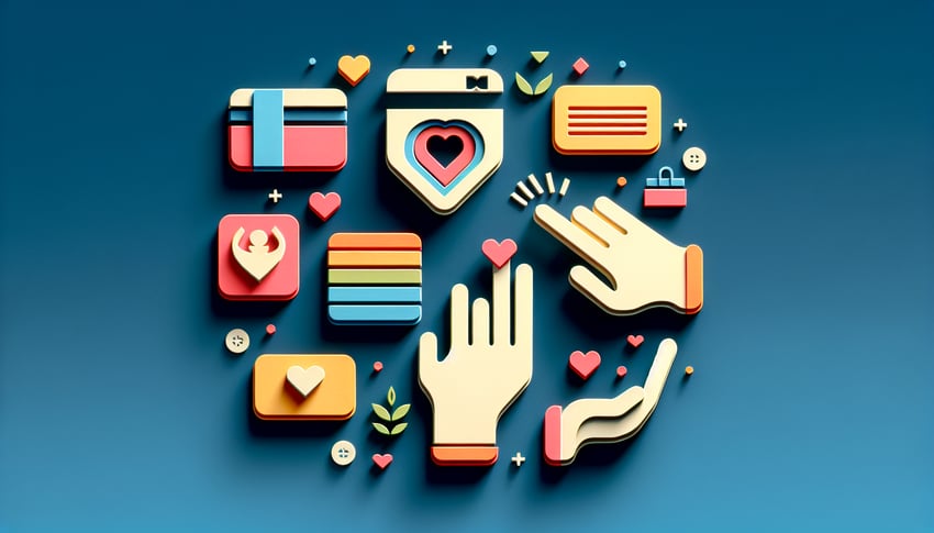 Paper art illustration depicting a PayPal donation form concept for FormCreatorAI article