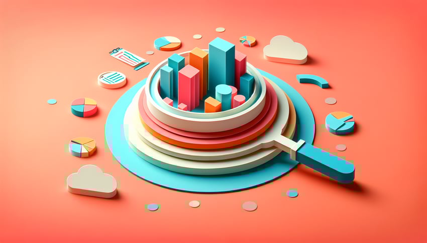 Paper art illustration depicting an audit form template for FormCreatorAI article