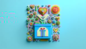 Paper art illustration representing a nonprofit donation form design for FormCreatorAI