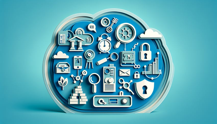 paper art illustration depicting asset verification form template for FormCreatorAI article