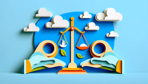 paper art illustration showcasing a mod application form template for FormCreatorAI article