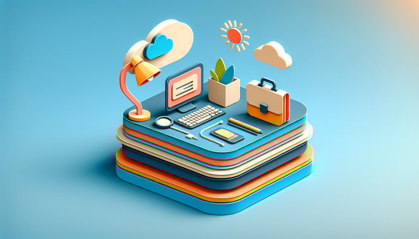 Paper art illustration showcasing a submission form design for FormCreatorAI article