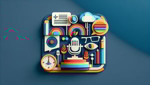 Paper art illustration related to sermon evaluation form template and FormCreatorAI