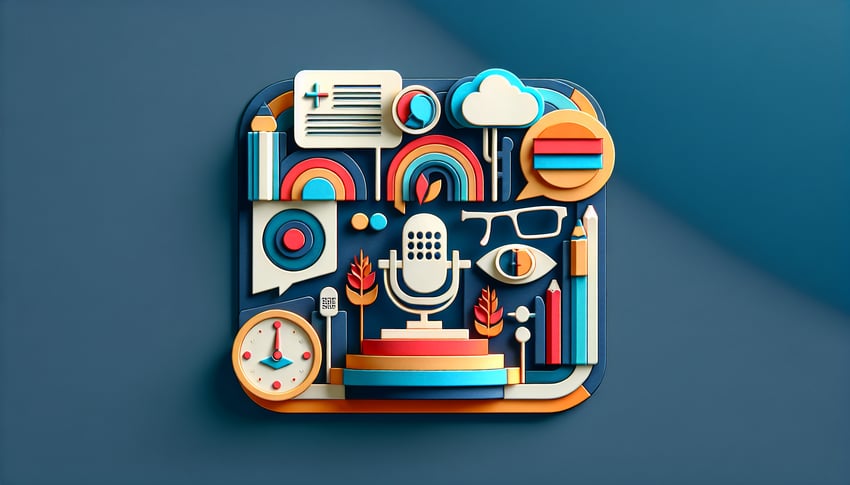 Paper art illustration related to sermon evaluation form template and FormCreatorAI