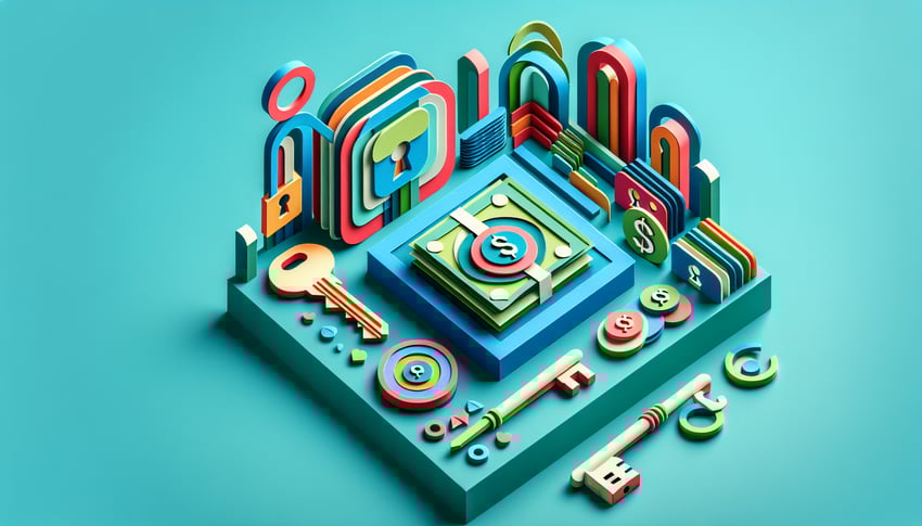 Paper art illustration showing a petty cash form template for FormCreatorAI article