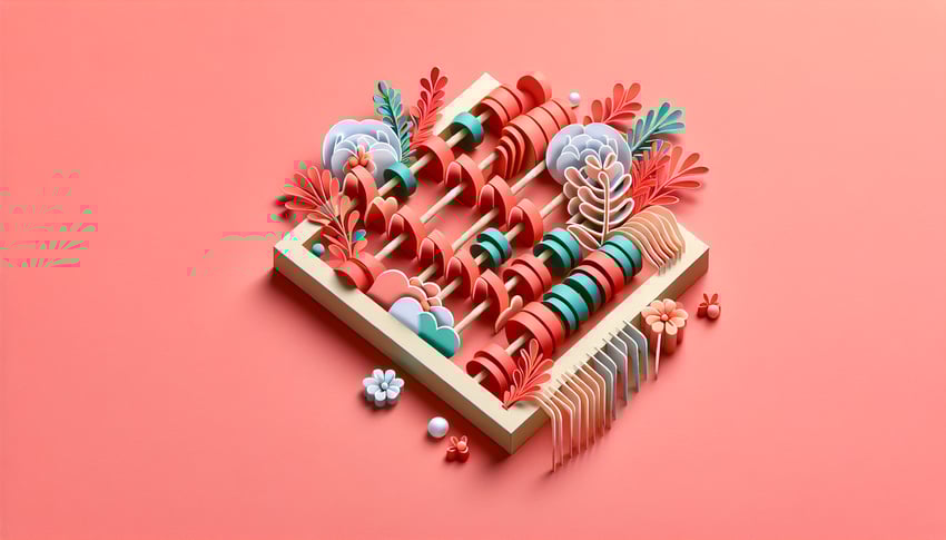 Paper art illustration depicting a tithing settlement form for an article about tithing template creation.