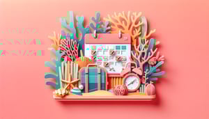 Paper art illustration featuring a notification of absence form for FormCreatorAI article